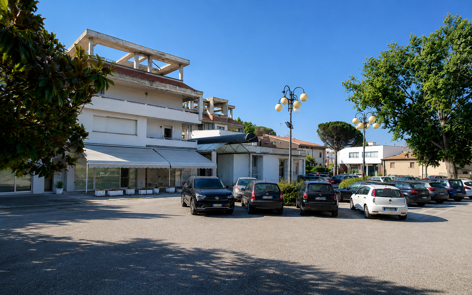 parcheggio pulito